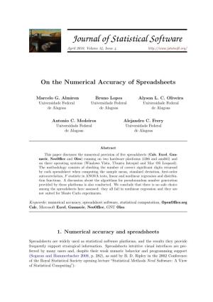 On the Numerical Accuracy of Spreadsheets