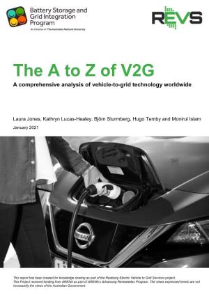 V2G a Comprehensive Analysis of Vehicle-To-Grid Technology Worldwide