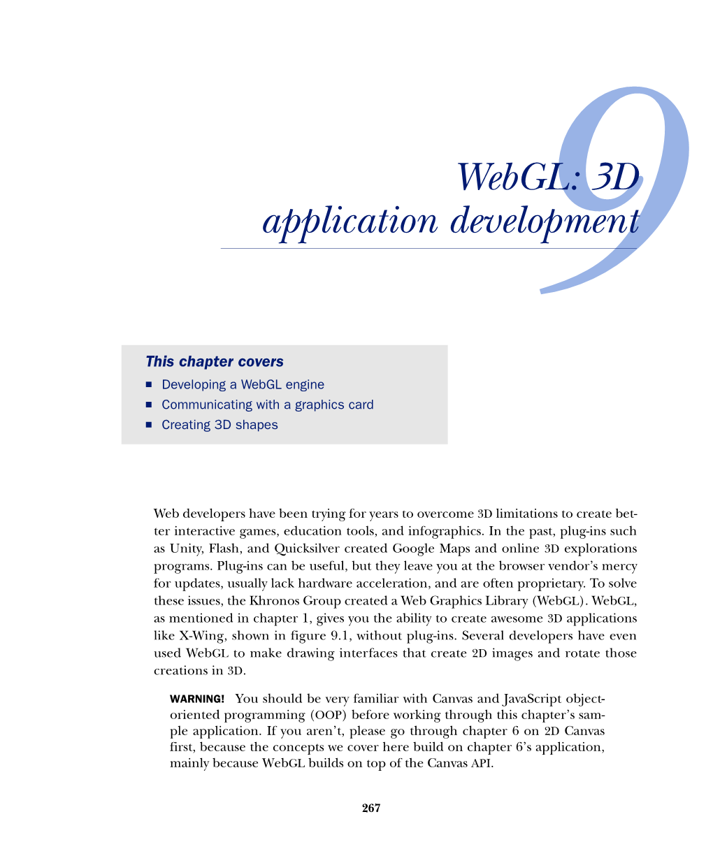 Webgl: 3D Application Development