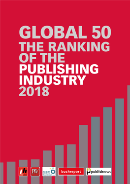 The "Global 50" Ranking of the International Publishing Industry 2018