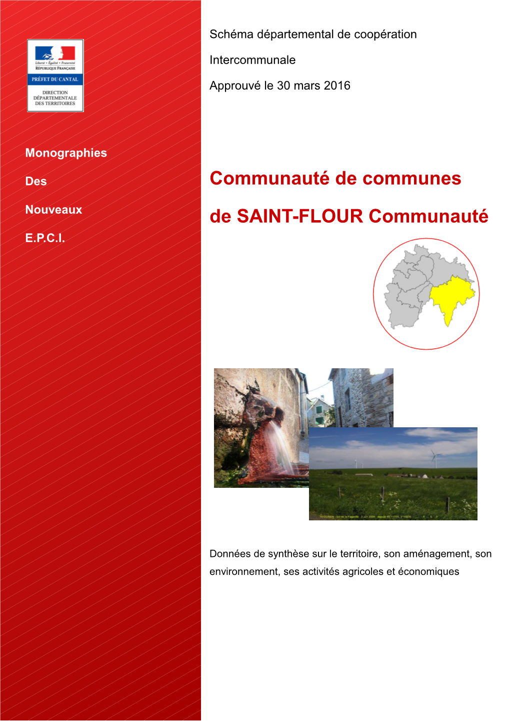 Communauté De Communes De SAINT-FLOUR Communauté