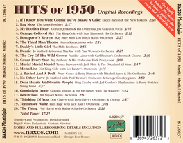 HITSOF 1950Original Recordings