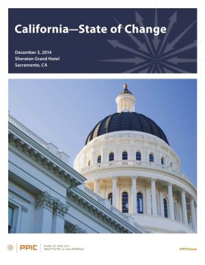 California--State of Change Program