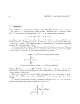 Algebraic Topology I: Lecture 2 Homology