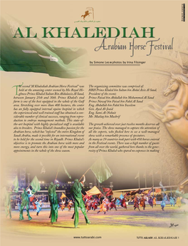 The Second “Al Khalediah Arabian Horse Festival”