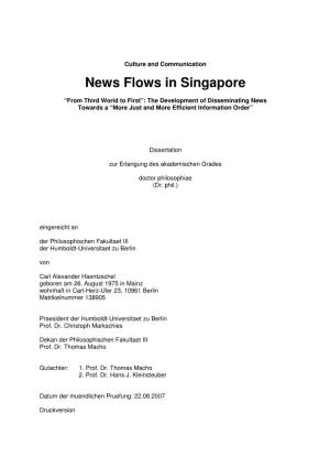 News Flows in Singapore