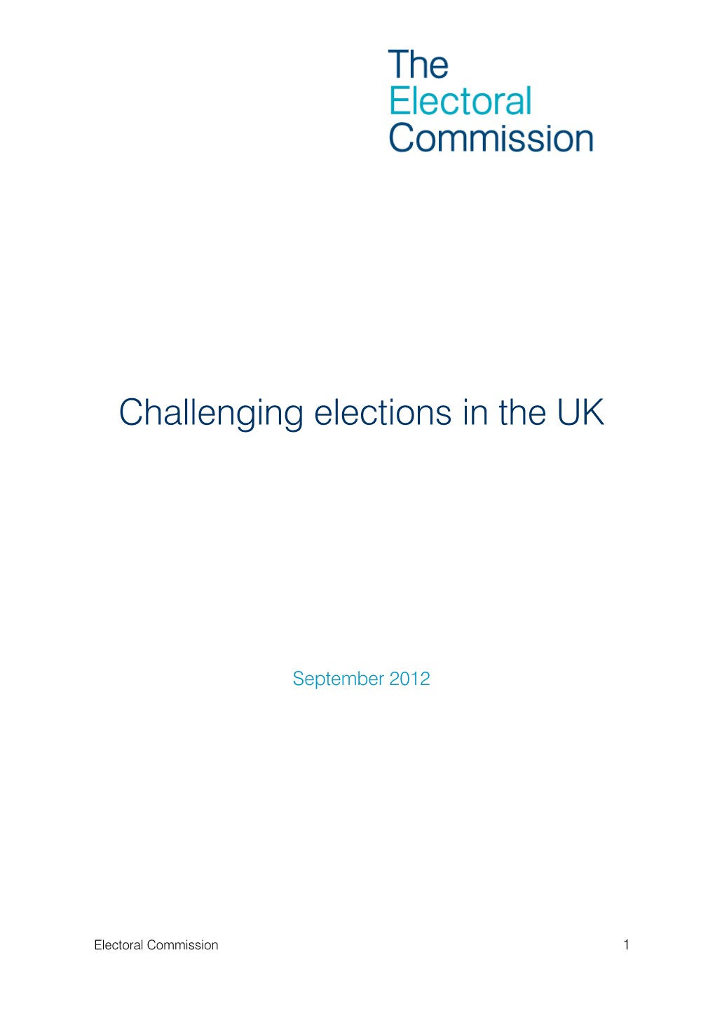 Challenging Elections in the UK