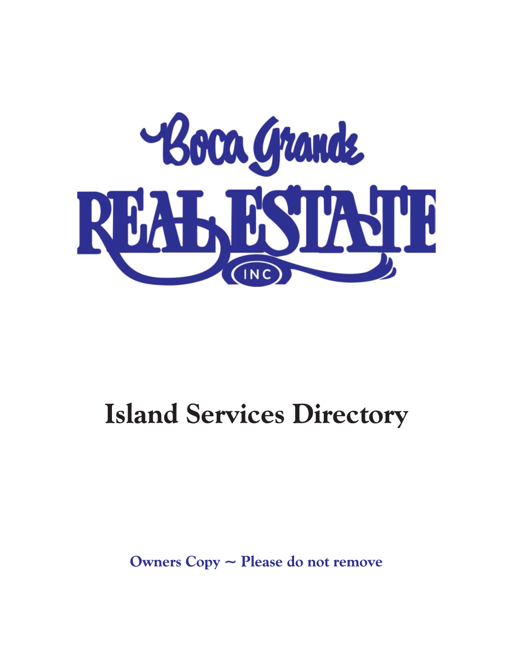 Service Directory $10.00