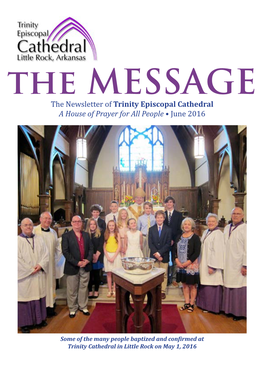 The Newsletter of Trinity Episcopal Cathedral a House of Prayer for All People