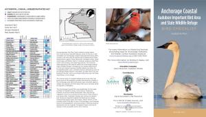 Anchorage Coastal Audubon Important Bird Area and State
