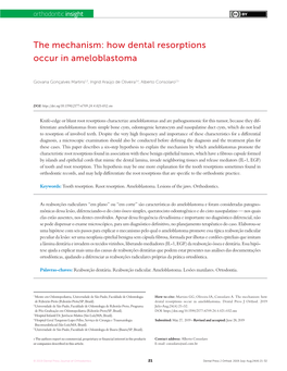 The Mechanism: How Dental Resorptions Occur in Ameloblastoma