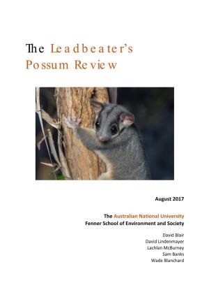 The Leadbeater's Possum Review