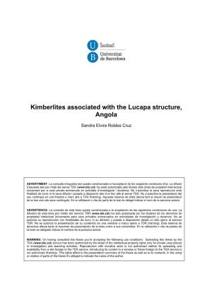 Kimberlites Associated with the Lucapa Structure, Angola