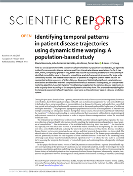 Identifying Temporal Patterns in Patient Disease Trajectories Using Dynamic
