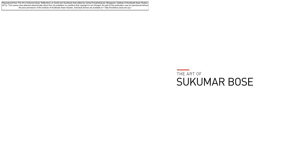 Sukumar Bose