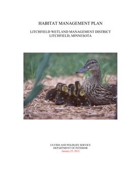 Litchfield Habitat Management Plan