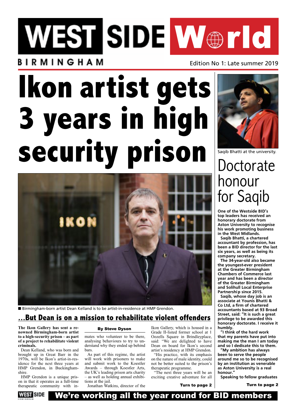 Ikon Artist Gets 3 Years in High Security Prison