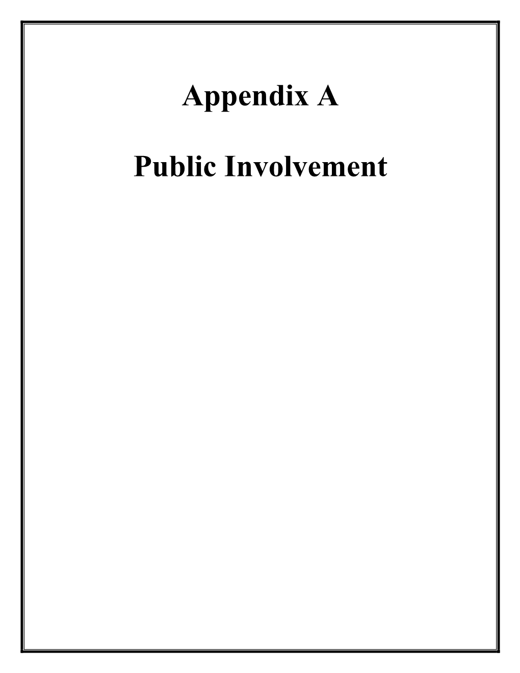 FSEIS Appendix A