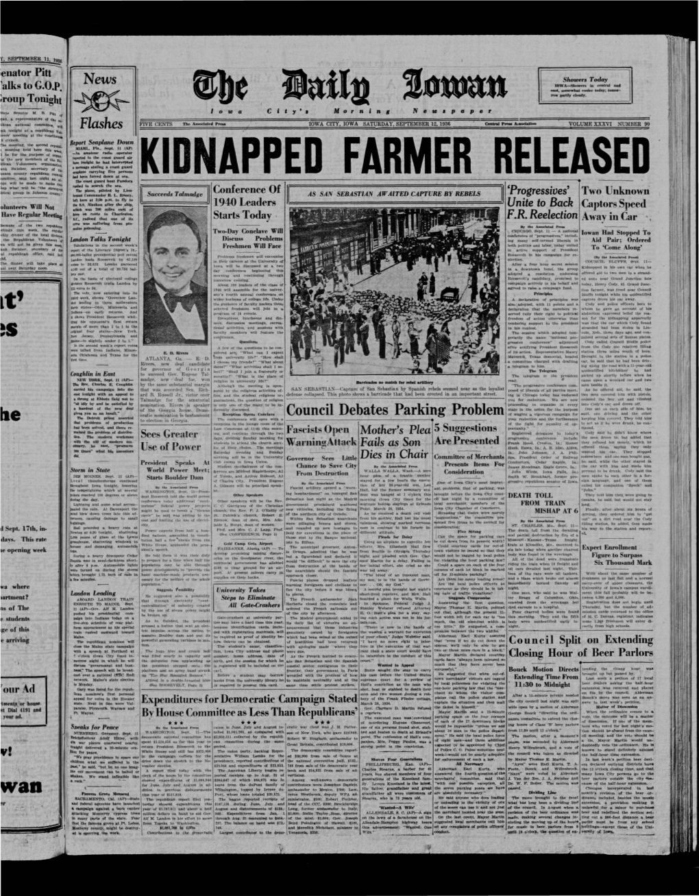 Daily Iowan (Iowa City, Iowa), 1936-09-12