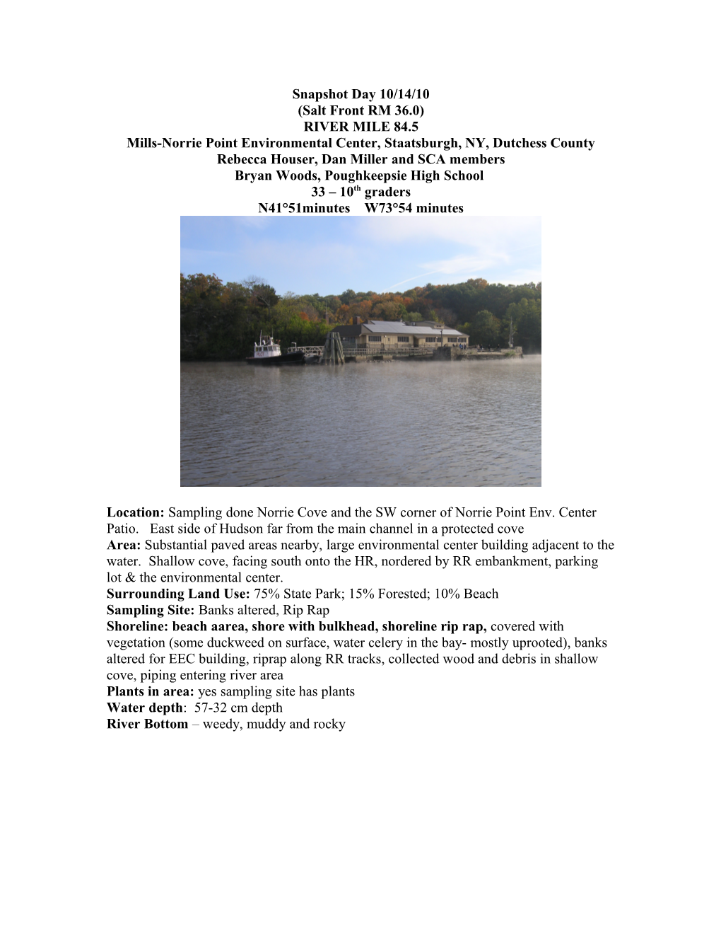 Mills-Norrie Point Environmental Center, Staatsburgh, NY, Dutchess County