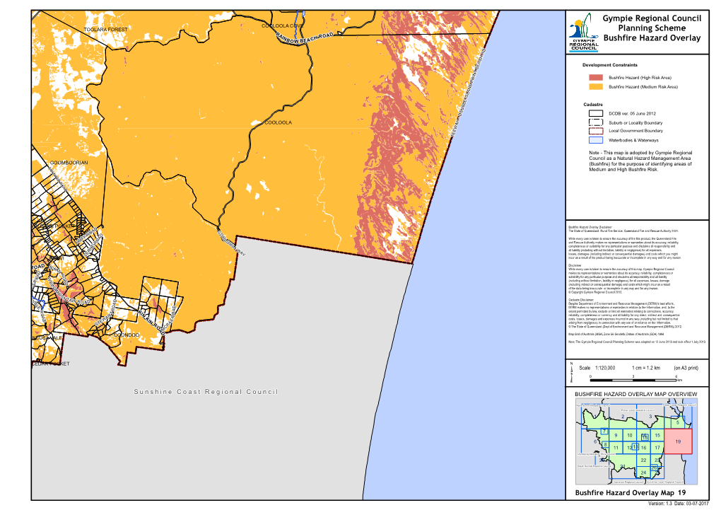 Gympie Regional Council Planning Scheme Bushfire Hazard Overlay