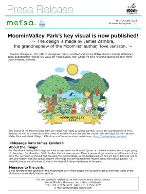 Moominvalley Park's Key Visual Is Now Published!