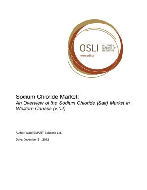 An Overview of the Sodium Chloride (Salt) Market in Western Canada (V.02)