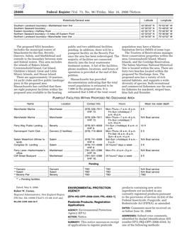 Federal Register/Vol. 73, No. 96/Friday, May 16, 2008/Notices