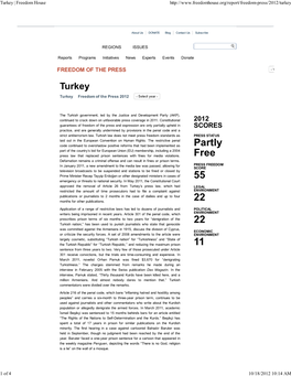 Turkey | Freedom House