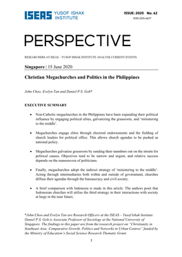 Christian Megachurches and Politics in the Philippines