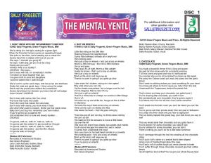 Mental Yentl Lyrics & Credits