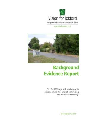 Ickford Background Evidence Report Dec 2019