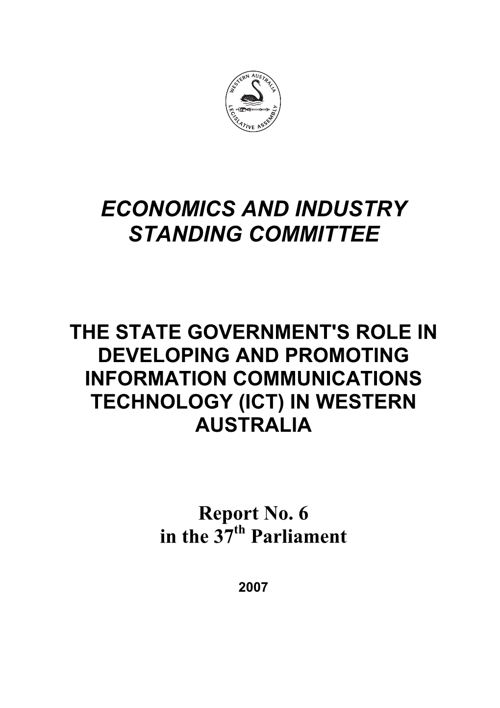 Economics and Industry Standing Committee