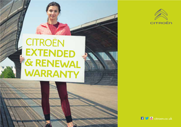 Citroën Extended & Renewal Warranty