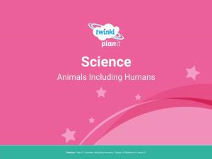 Science Animals Including Humans