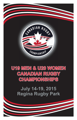U19 Men & U20 Women Canadian Rugby Championships