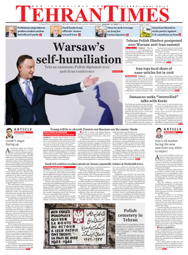 Warsaw's Self-Humiliation