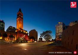 Events at Brisbane City Hall Home Rooms Menu Gallery Epicure Contact