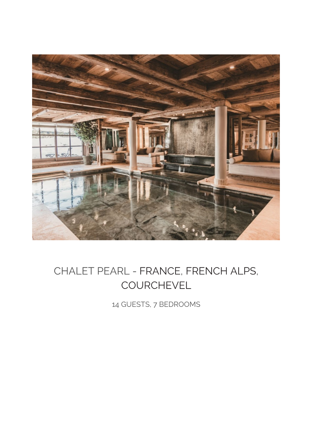 Chalet Pearl - France, French Alps, Courchevel