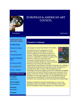European & American Art Council