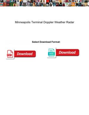 Minneapolis Terminal Doppler Weather Radar