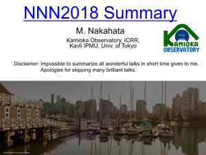 NNN2018 Summary M