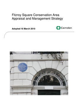 Fitzroy Square Conservation Area Appraisal and Management Strategy