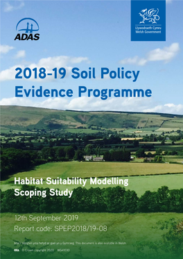 2018-19 Soil Policy Evidence Programme