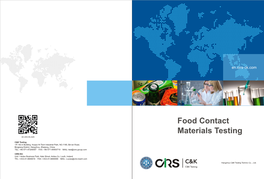 Food Contact Materials Testing En.Cirs-Ck.Com