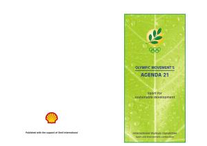 Olympic Movement's Agenda 21
