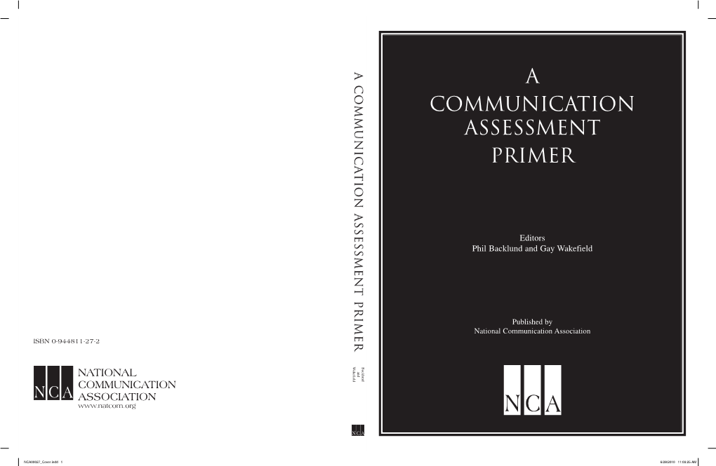 A Communication Assessment Primer