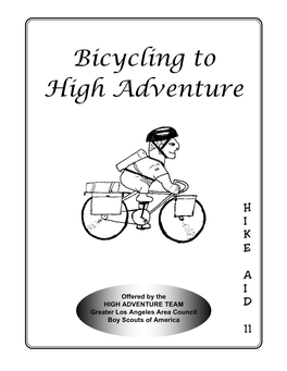 Bicycling to High Adventure.Pdf