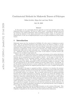 Combinatorial Methods for Minkowski Tensors of Polytopes
