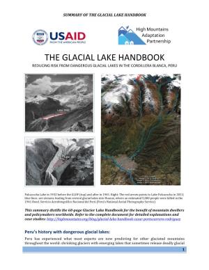 Summary of the Glacial Lake Handbook